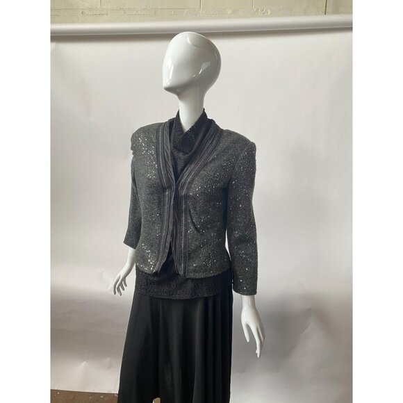 Max & Co Sequin Embellished Jacket Womens M - Picture 10 of 13